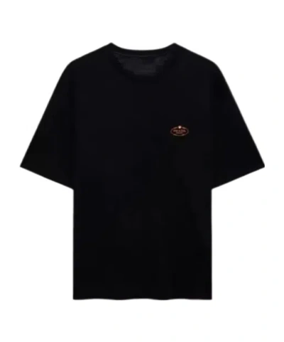 Prada Short-sleeved T-shirt In Black