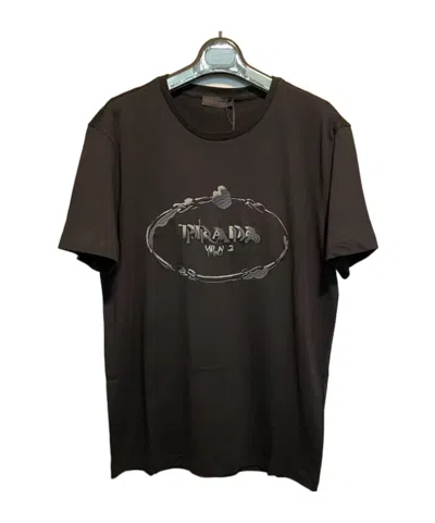 Prada Short-sleeved T-shirt In Brown