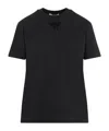 Prada T-shirt With Logo In Gray
