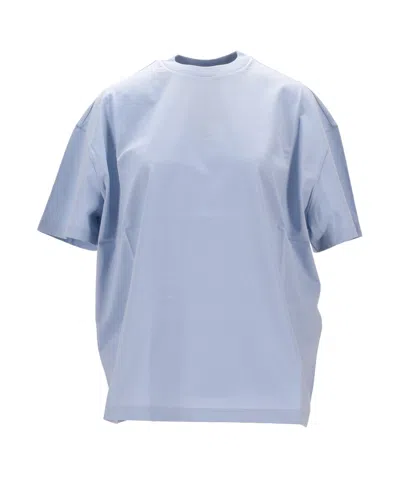 Prada Short-sleeved T-shirt In Light Blue