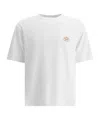 Prada Logo Embroidered T-shirt In White