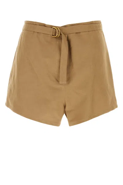 Prada Shorts-44 Nd  Female In Brown