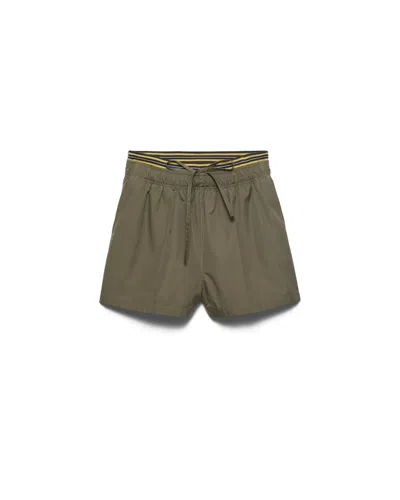 Prada Shorts Aus Popeline In Green