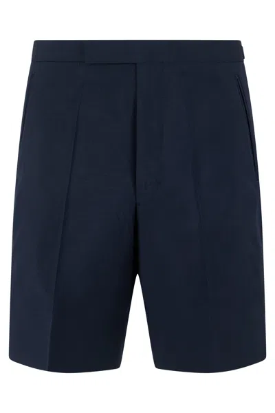 Prada Shorts In Mohair In Blue