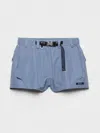 Prada Technical Canvas Shorts In Blue