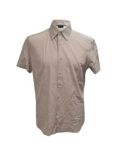 Pre-owned Prada Short-sleeve Button-down Shirt In Neutral