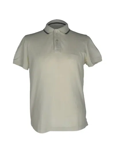 Pre-owned Prada Short-sleeve Polo Shirt In White