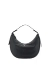 Prada Rounded Shoulder Bag With Gold-tone Hardware