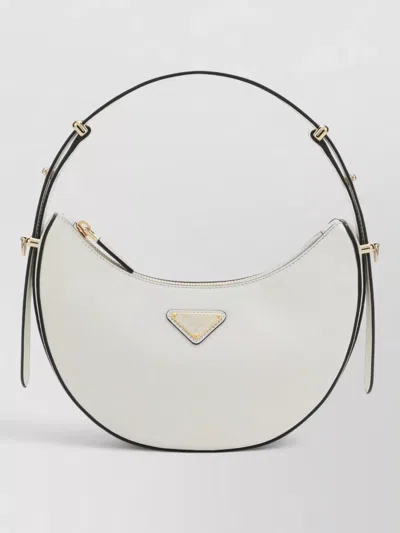 Prada Shoulder Bag Adjustable Strap Curved Shape