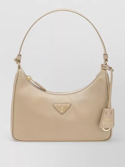 Prada Shoulder Bag Adjustable Strap Gold Hardware