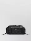 Prada Shoulder Bag Adjustable Strap Polka Dot Design