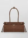 Prada Bonnie Shoulder Handbag In Nappa Leather With Golden Hardware