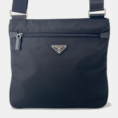 Pre-owned Prada Shoulder Bag Black Nylon