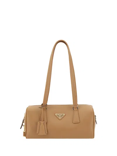Prada Shoulder Bag In Beige