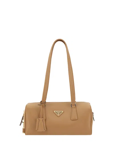 Prada Shoulder Bag In Caramel 0