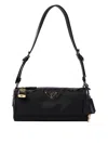 Prada Shoulder Bag In Re-nylon And Leather In Black