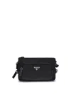Prada Shoulder Bag In Re-nylon And Saffiano