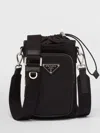 Prada Shoulder Bag Men In Black