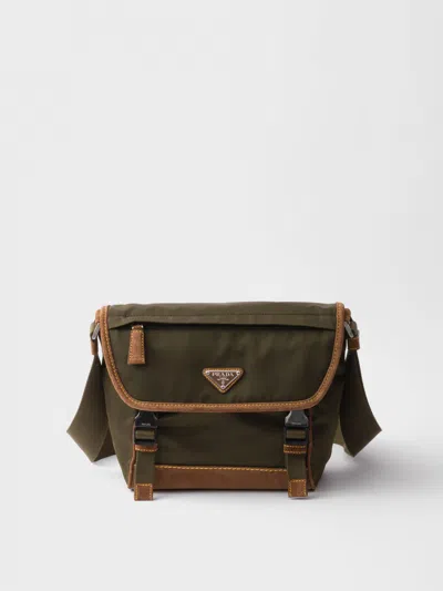 Prada Shoulder Bag Men Military In Green