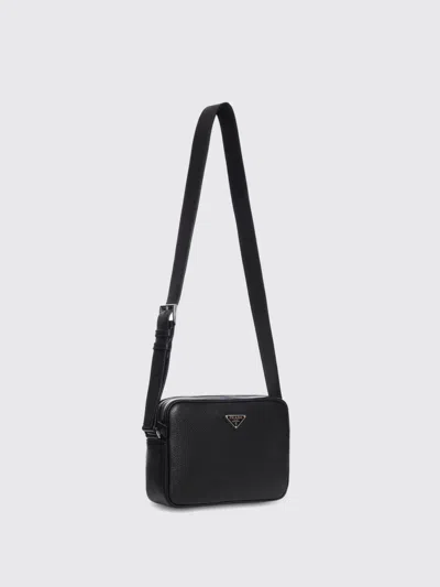 Prada Shoulder Bag Men  In Black