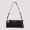 Prada Small Re-nylon Shoulder Bag In Black