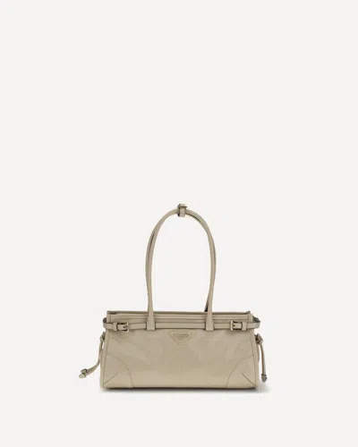 Prada Shoulder Bag In Sand
