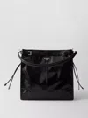 Prada Shoulder Bag Top Handle Smooth Finish In Black