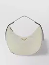 Prada Shoulder Bag With Adjustable Strap And Curved Silhouette