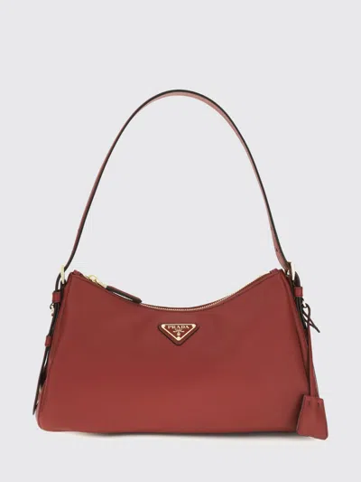 Prada Shoulder Bag Woman In Red
