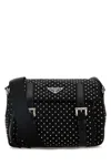 Prada Borsa A Tracolla In Re-nylon Nero Donna