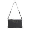 Prada Soft Gain Flat Shoulder Bag Women