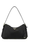 Prada Medium Aimee Zip Leather Shoulder Bag