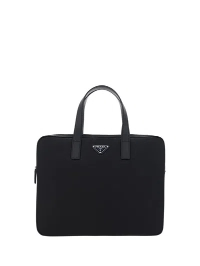 Prada Shoulder Bags In Black