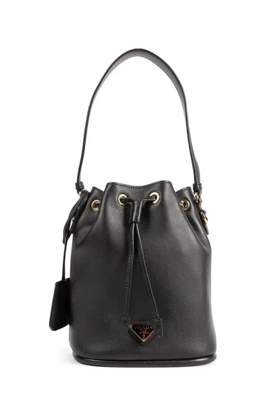 Prada Shoulder Bags In Black