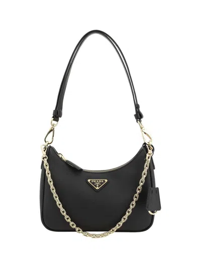 Prada Shoulder Bags In Black