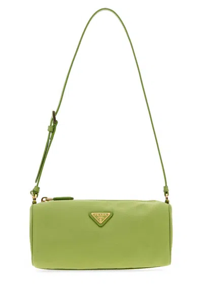 Prada Shoulder Bags In Silver