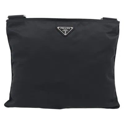 Pre-owned Prada Shoulder Tessuto Black Nylon Shoulder Bag Bag ()
