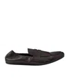 Prada Shuffle Loafer Aus Leder In Antik-optik