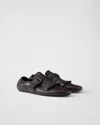 Prada Shuffle Fringed Monk Strap Shoes In Multi