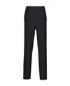 Prada Mens Black Slim-fit Straight-leg Woven Trousers In Black