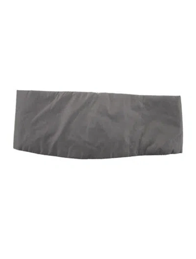 Pre-owned Prada Signature Logo Wide Belt In Grey