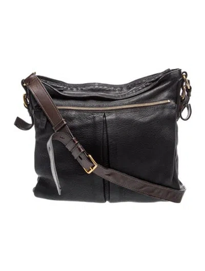 Pre-owned Prada Signature Messenger Bag In Black