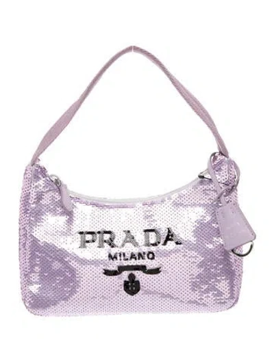 Pre-owned Prada Signature Re-edition 2000 In Purple