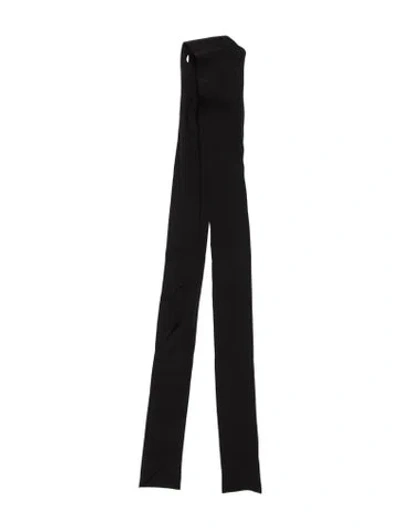 Pre-owned Prada Silk 2014 Scarf In Black