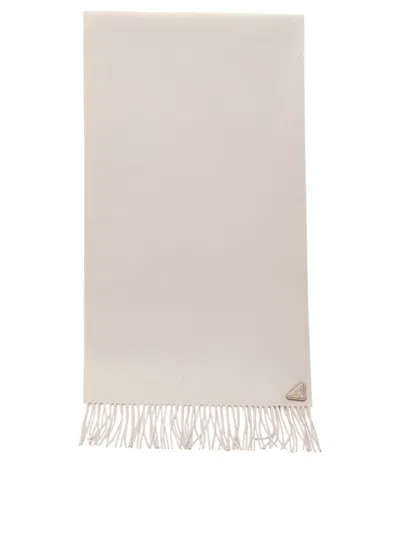 PRADA PRADA SILK AND CASHMERE SCARF
