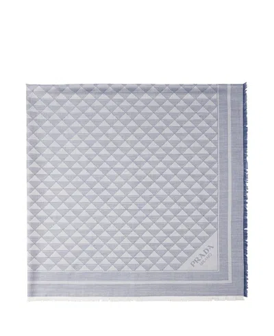 PRADA SILK AND WOOL SHAWL
