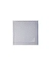 Prada Silk And Wool Shawl In Pilot Blue/chalk White
