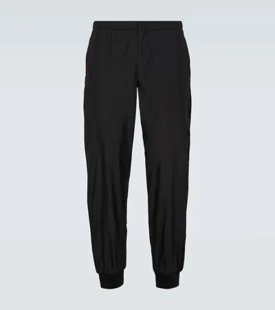 PRADA SILK BLEND SWEATPANTS