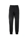 Prada Technical Cotton And Re-nylon Pants In Nero