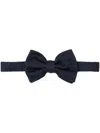 Prada Silk Bow Tie In Blau
